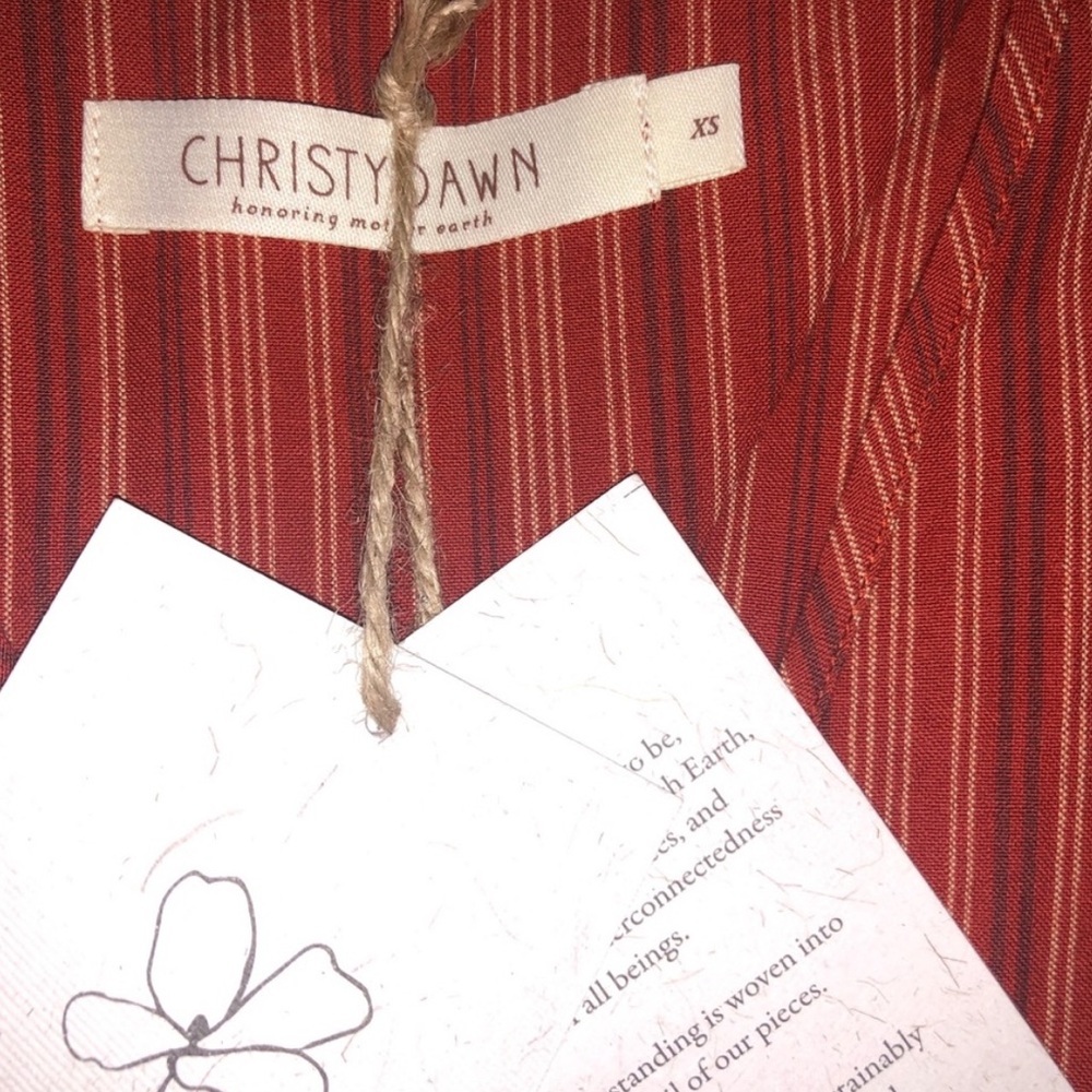 Christy Dawn The Noah Wrap Midi Dress XS Cottagecore Prairie Boho NWT - Picture 8 of 10